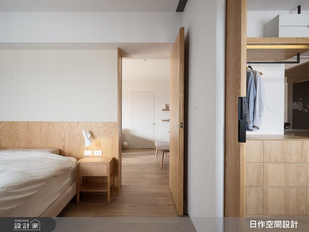 27坪新成屋(5年以下)＿日式無印風臥室案例圖片＿日作空間設計有限公司＿日作_46之20