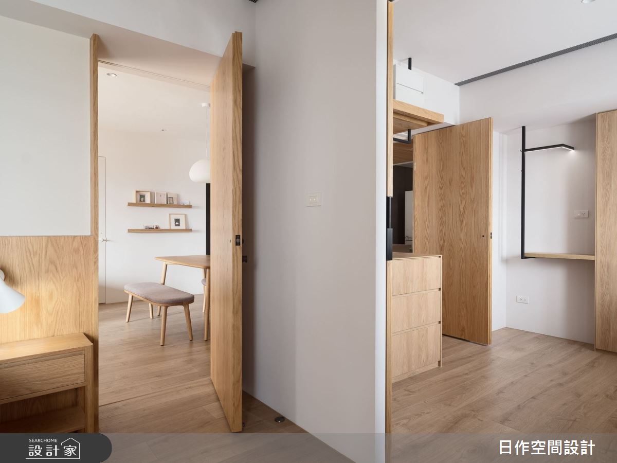 27坪新成屋(5年以下)＿日式無印風臥室案例圖片＿日作空間設計有限公司＿日作_46之21