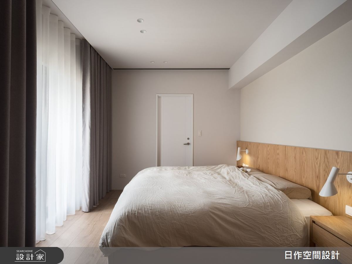 27坪新成屋(5年以下)＿日式無印風臥室案例圖片＿日作空間設計有限公司＿日作_46之22