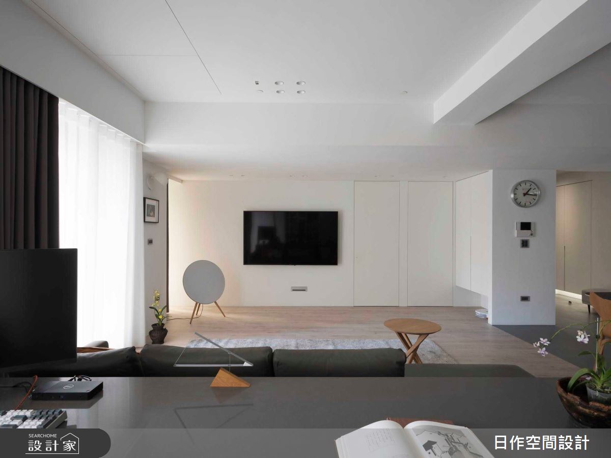 40坪中古屋(5~15年)＿現代風客廳案例圖片＿日作空間設計有限公司＿日作_47之19