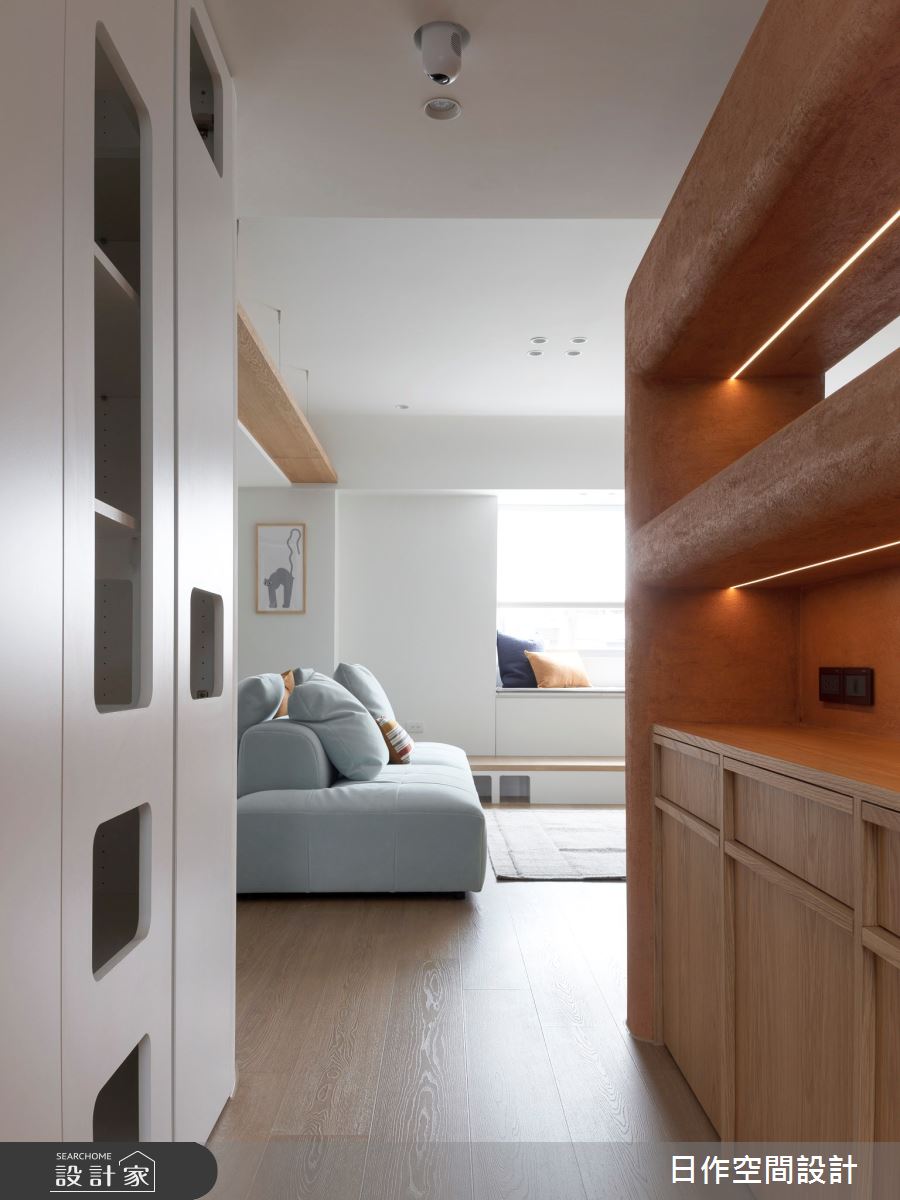 50坪老屋(16~30年)＿日式無印風玄關客廳案例圖片＿日作空間設計有限公司＿日作_48之7