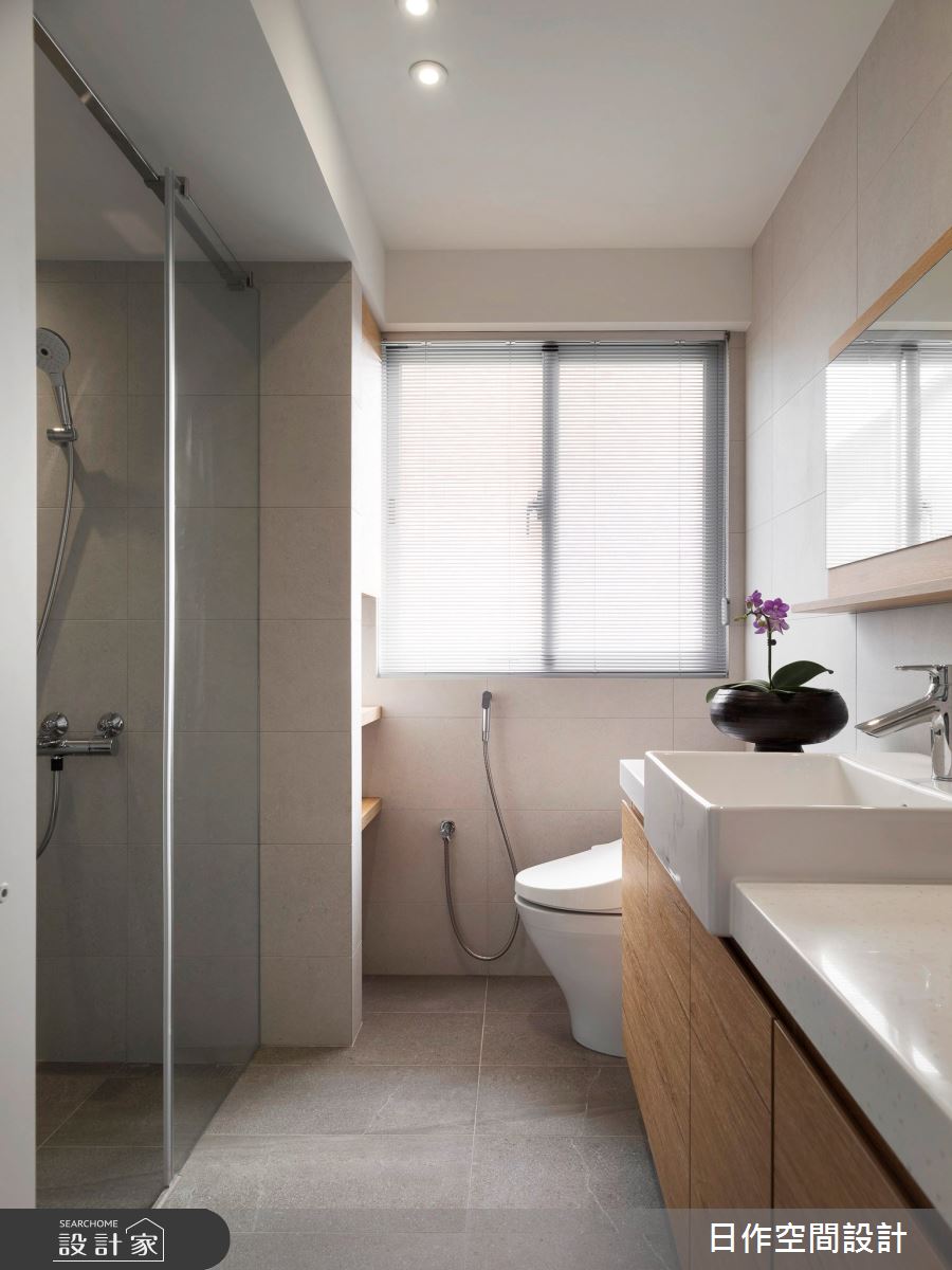 50坪老屋(16~30年)＿日式無印風浴室案例圖片＿日作空間設計有限公司＿日作_48之44