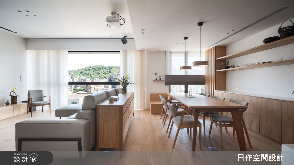 48坪中古屋(5~15年)＿日式無印風客廳餐廳案例圖片＿日作空間設計有限公司＿日作_49之9
