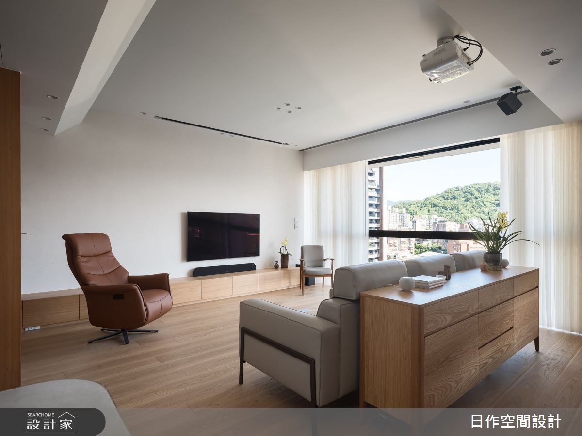 48坪中古屋(5~15年)＿日式無印風客廳案例圖片＿日作空間設計有限公司＿日作_49之6