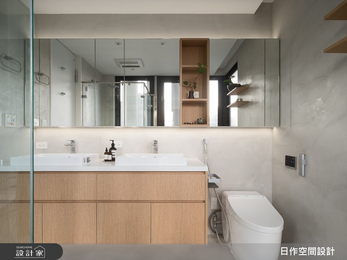 48坪中古屋(5~15年)＿日式無印風浴室案例圖片＿日作空間設計有限公司＿日作_49之37
