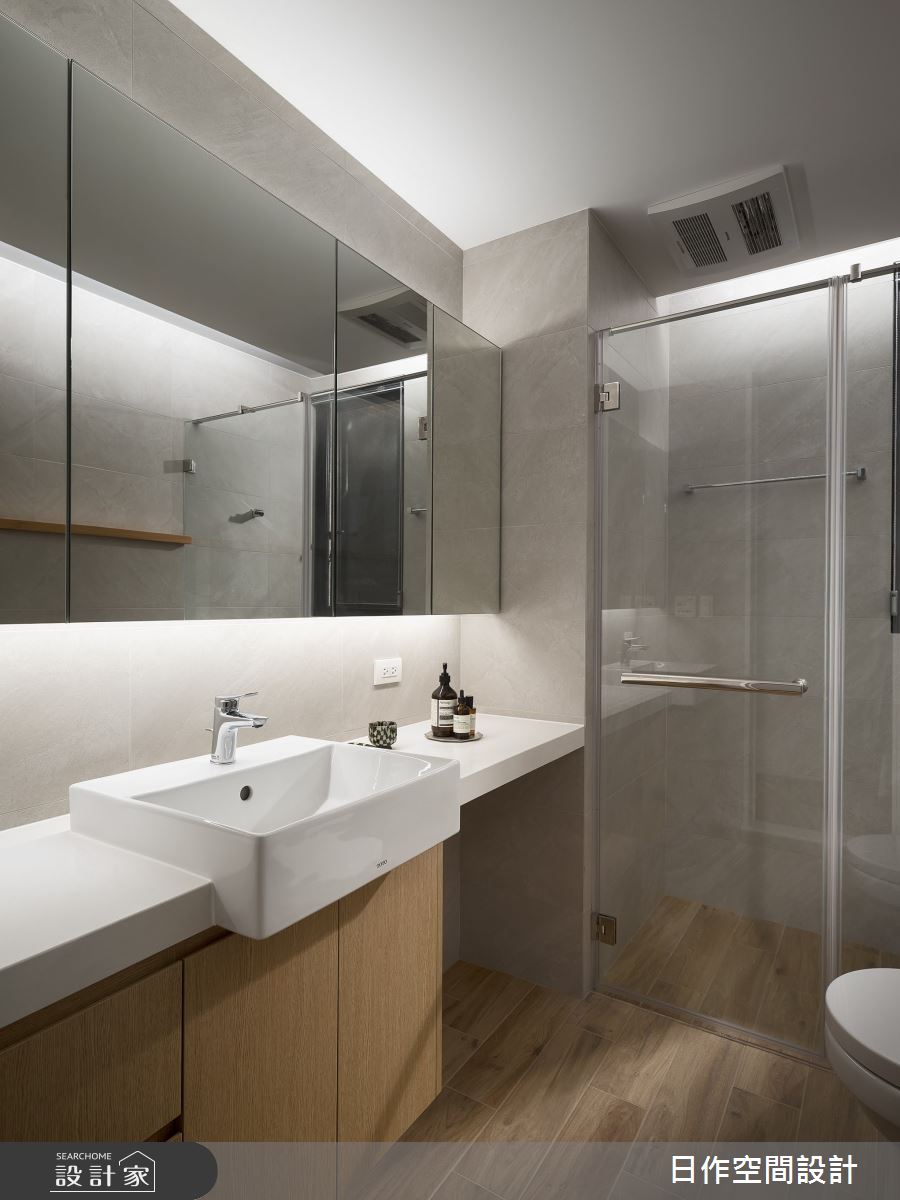 48坪中古屋(5~15年)＿日式無印風浴室案例圖片＿日作空間設計有限公司＿日作_49之39