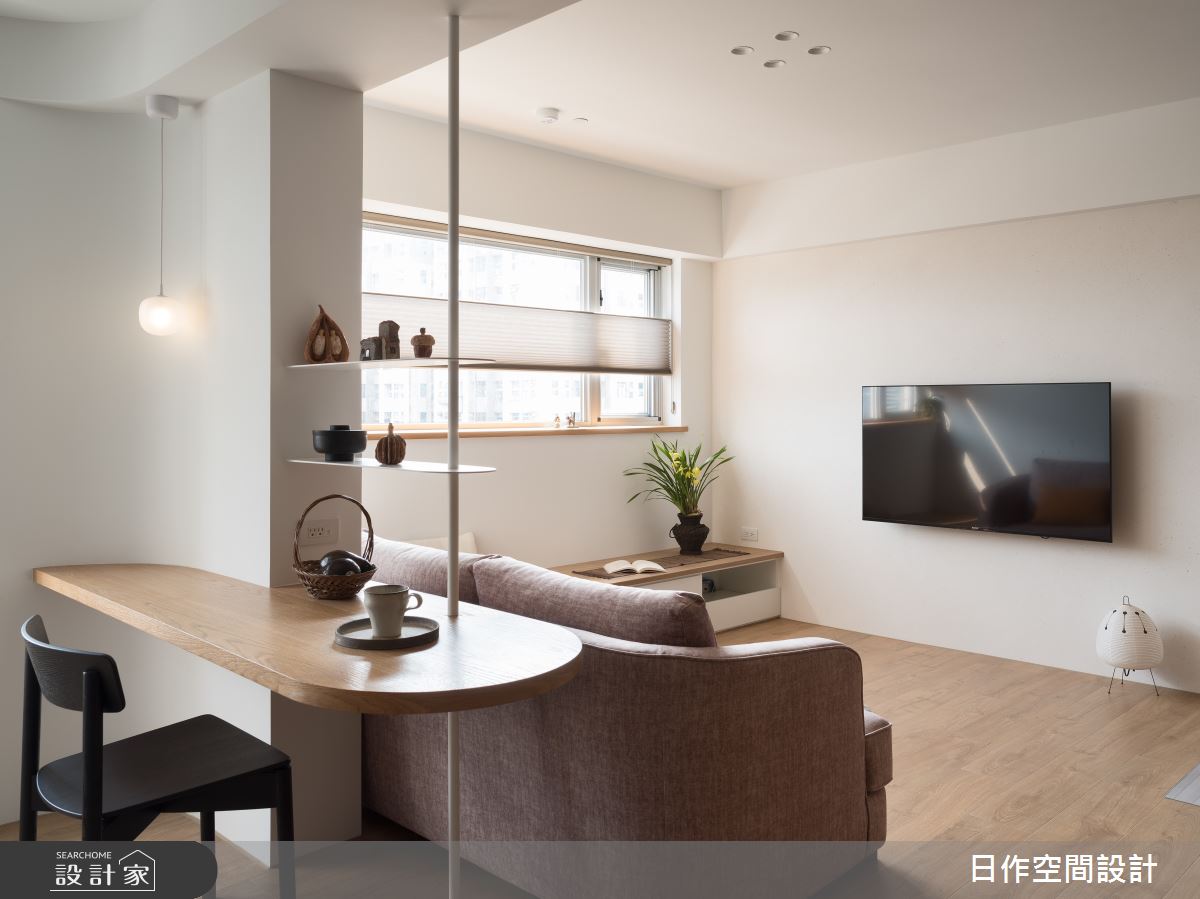 老屋(16~30年)＿日式無印風客廳書房案例圖片＿日作空間設計有限公司＿日作_50之12