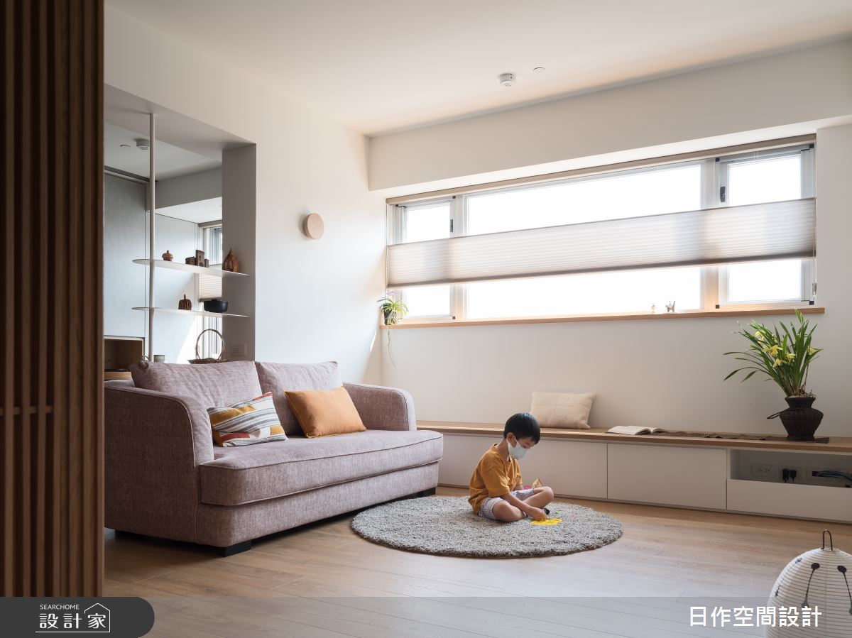 老屋(16~30年)＿日式無印風客廳案例圖片＿日作空間設計有限公司＿日作_50之11