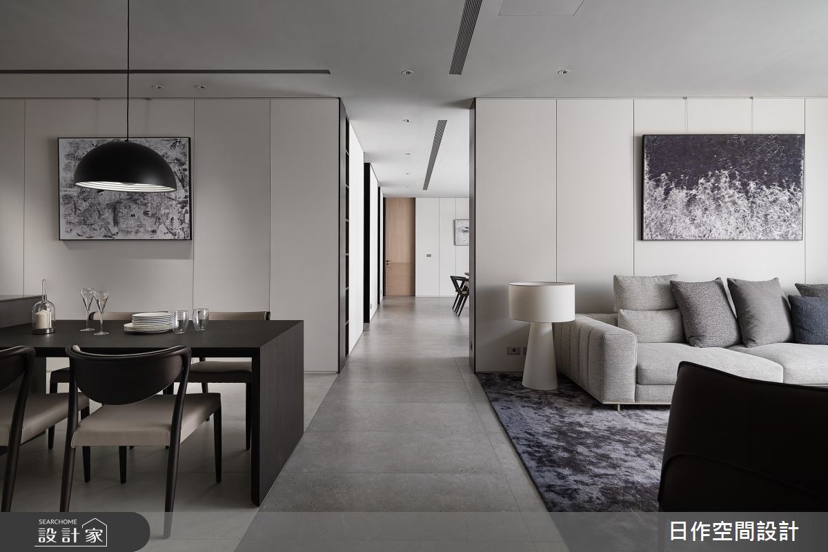 135坪新成屋(5年以下)＿現代渡假風客廳餐廳案例圖片＿日作空間設計有限公司＿日作_51之11