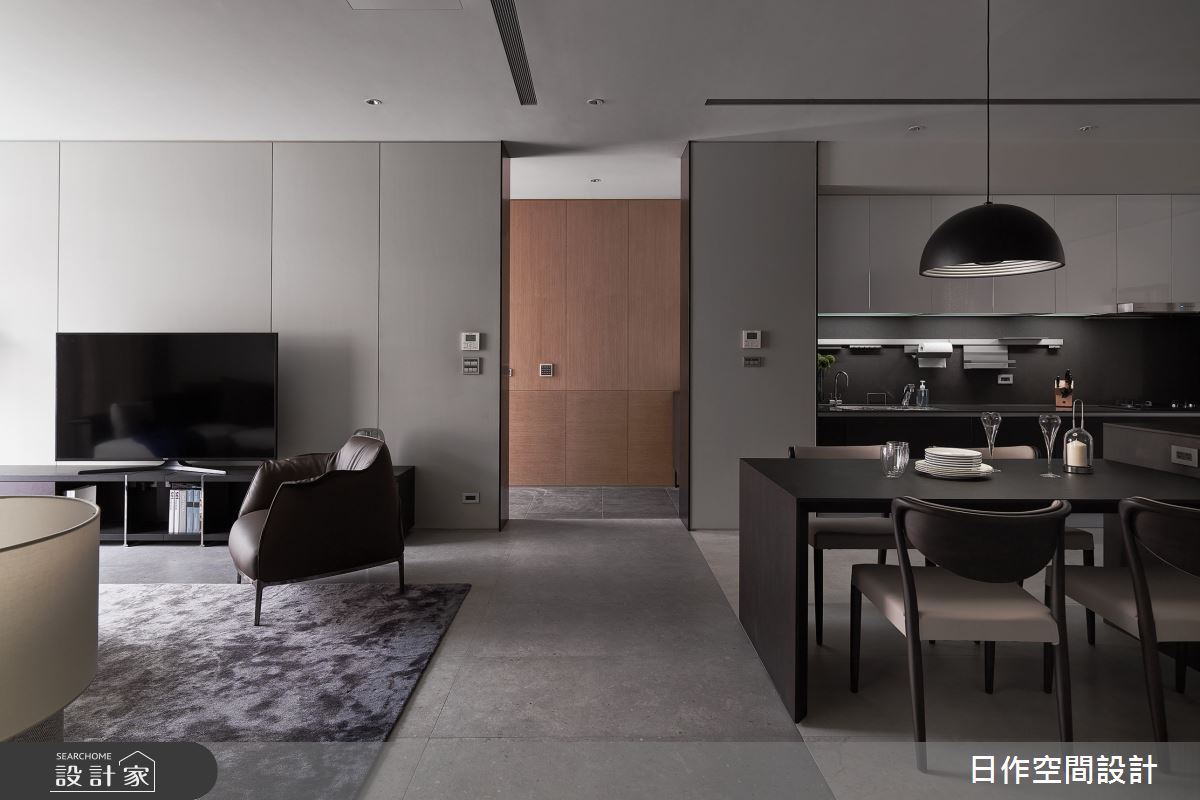 135坪新成屋(5年以下)＿現代渡假風客廳餐廳案例圖片＿日作空間設計有限公司＿日作_51之7
