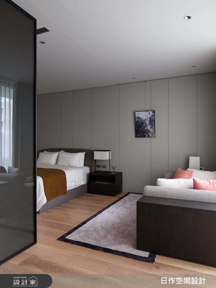 135坪新成屋(5年以下)＿現代渡假風臥室案例圖片＿日作空間設計有限公司＿日作_51之32