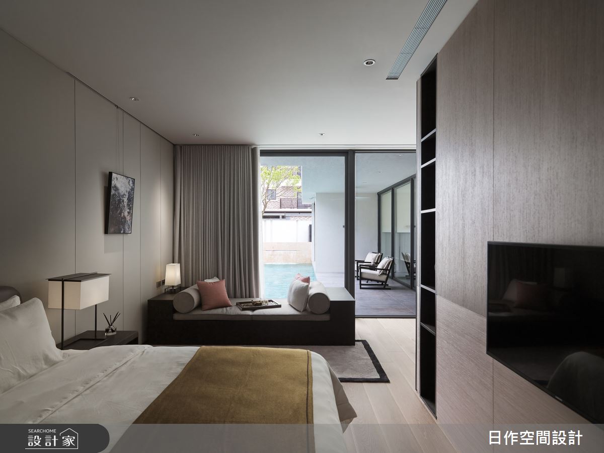 135坪新成屋(5年以下)＿現代渡假風臥室案例圖片＿日作空間設計有限公司＿日作_51之33