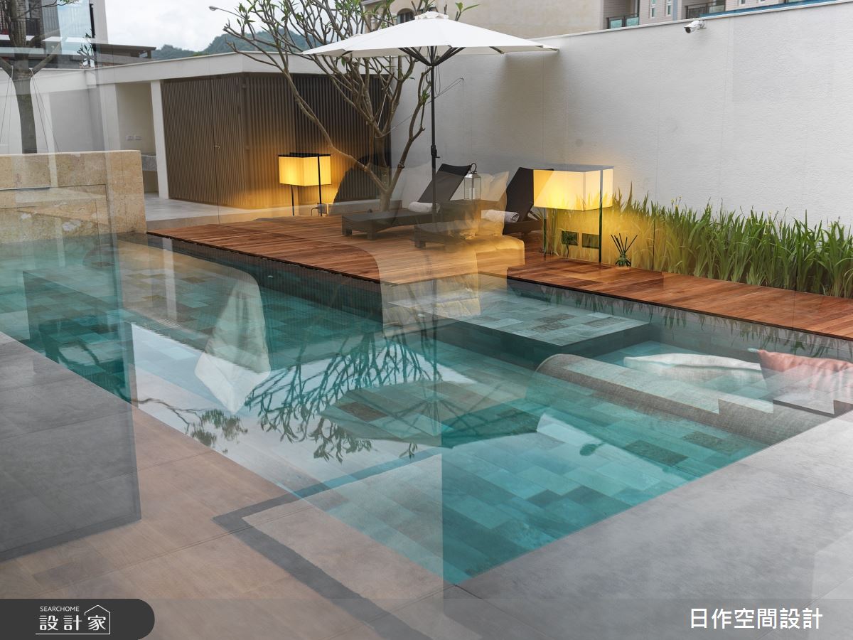 135坪新成屋(5年以下)＿現代渡假風庭院案例圖片＿日作空間設計有限公司＿日作_51之39