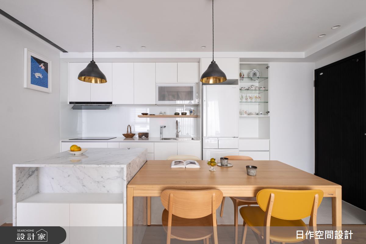 20坪預售屋＿日式無印風玄關餐廳廚房中島案例圖片＿日作空間設計有限公司＿日作_53之3