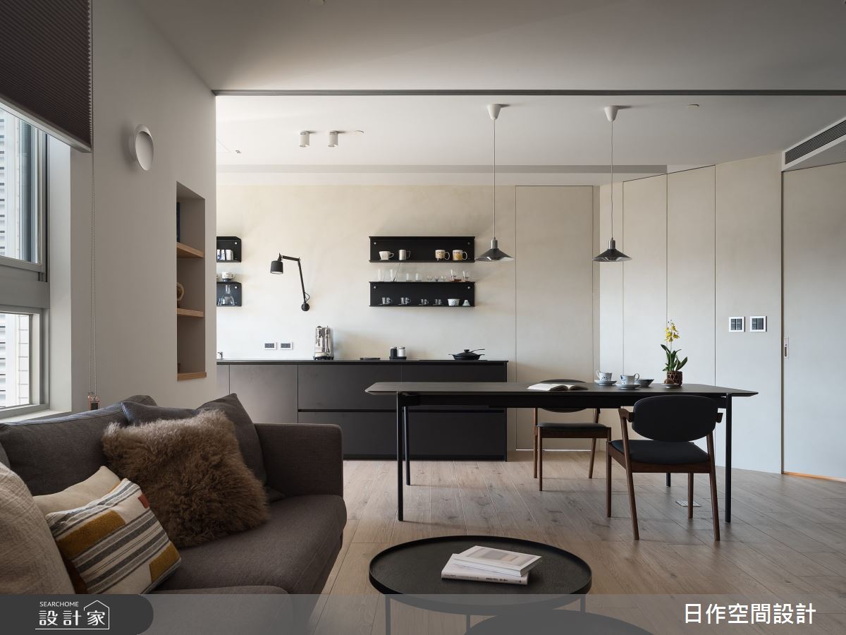 26坪預售屋＿北歐風客廳餐廳案例圖片＿日作空間設計有限公司＿日作_54之4