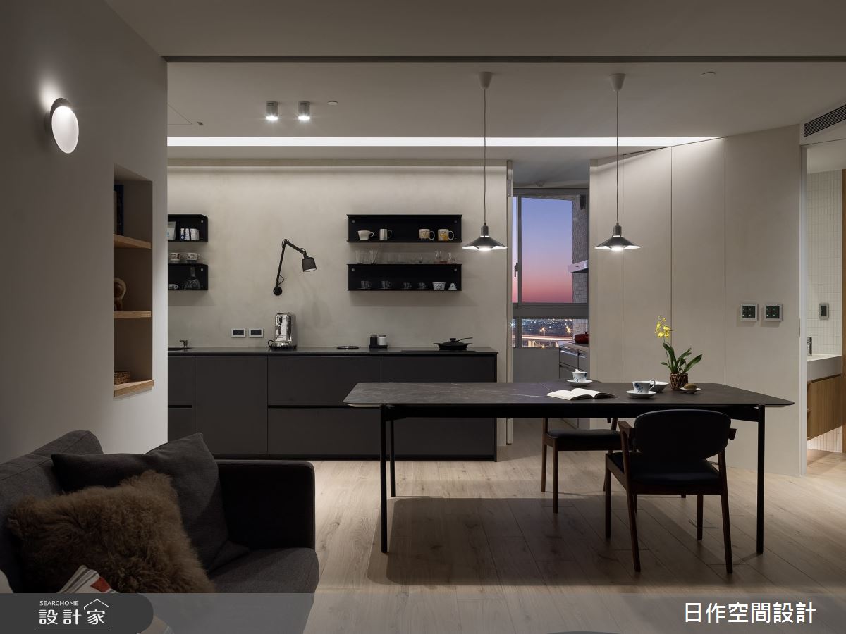 26坪預售屋＿北歐風客廳餐廳案例圖片＿日作空間設計有限公司＿日作_54之11