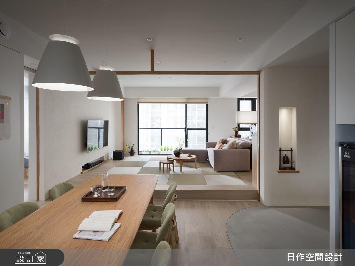 33坪預售屋＿日式無印風客廳餐廳案例圖片＿日作空間設計有限公司＿日作_55之4