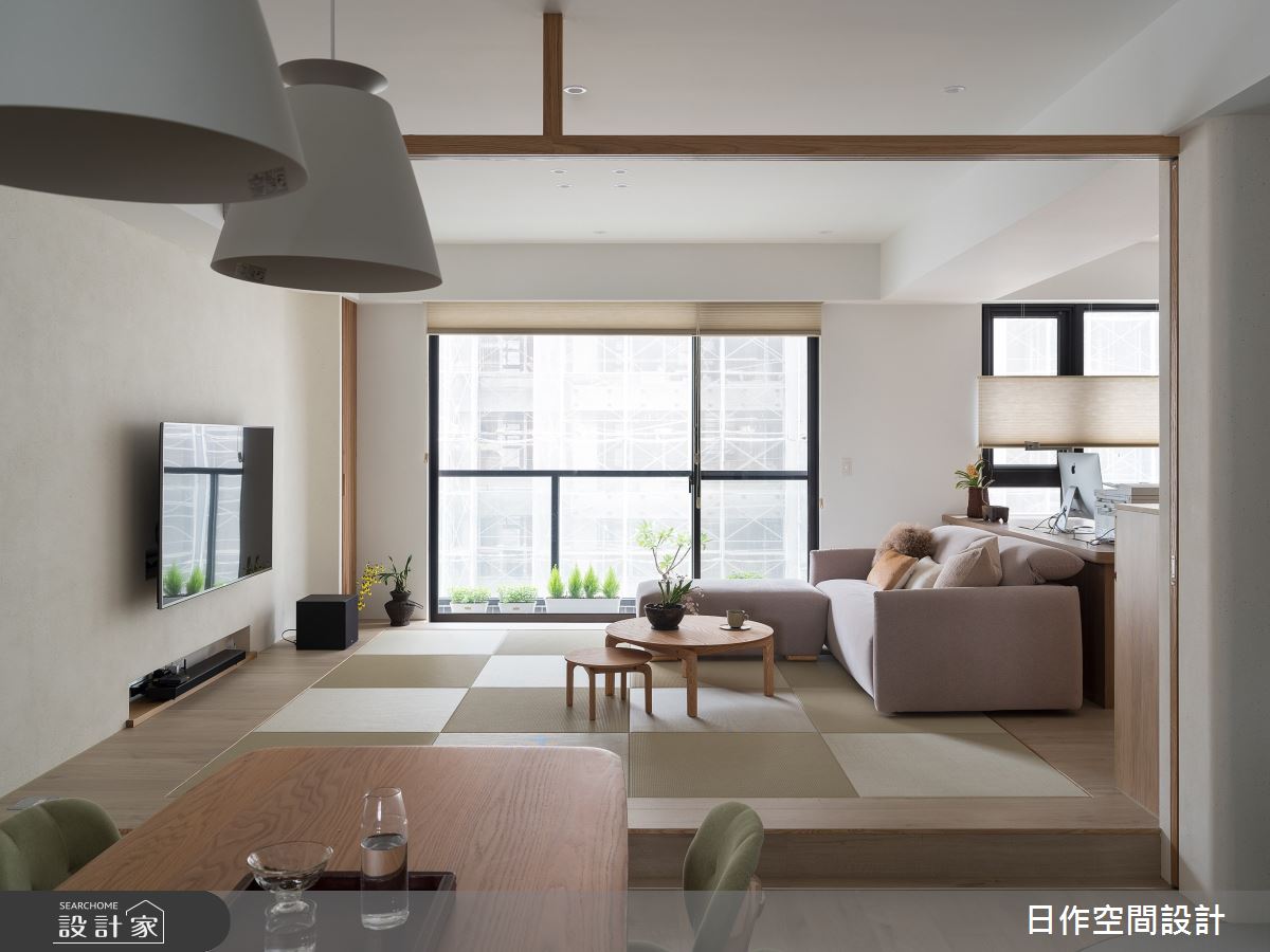 33坪預售屋＿日式無印風客廳餐廳案例圖片＿日作空間設計有限公司＿日作_55之7