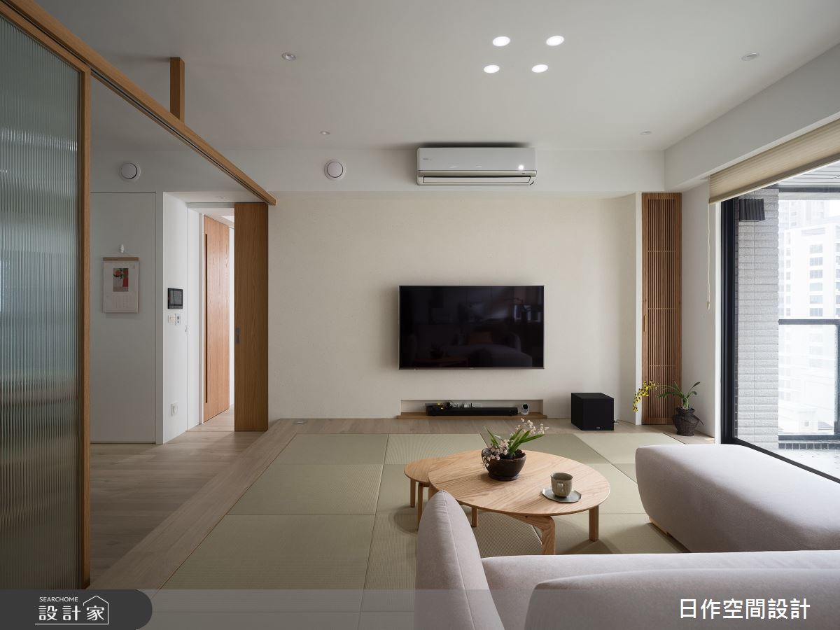 33坪預售屋＿日式無印風客廳案例圖片＿日作空間設計有限公司＿日作_55之10