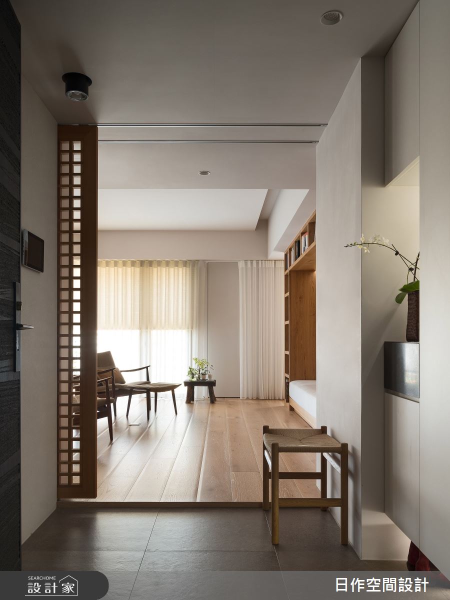 40坪新成屋(5年以下)＿日式無印風玄關案例圖片＿日作空間設計有限公司＿日作_56之3