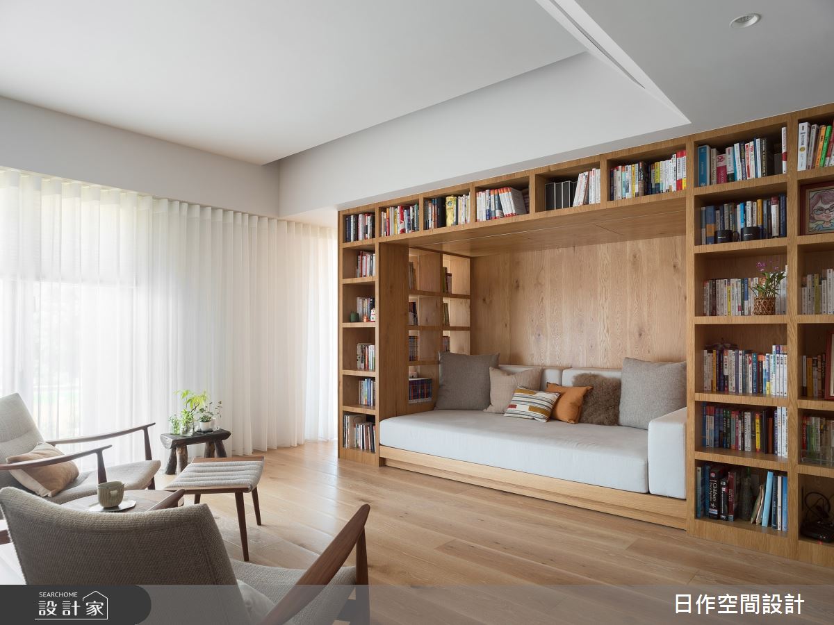 40坪新成屋(5年以下)＿日式無印風客廳案例圖片＿日作空間設計有限公司＿日作_56之6