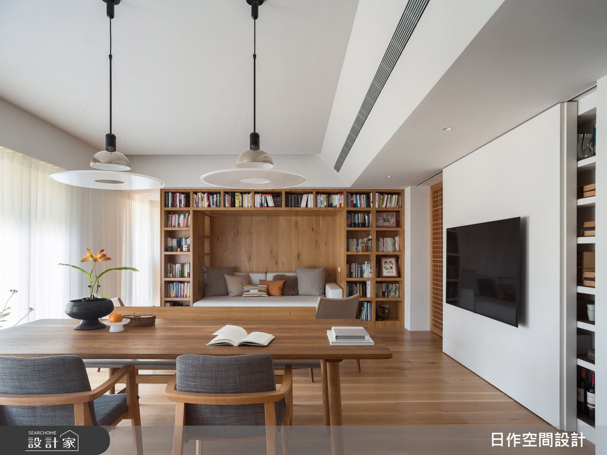 40坪新成屋(5年以下)＿日式無印風客廳餐廳案例圖片＿日作空間設計有限公司＿日作_56之11
