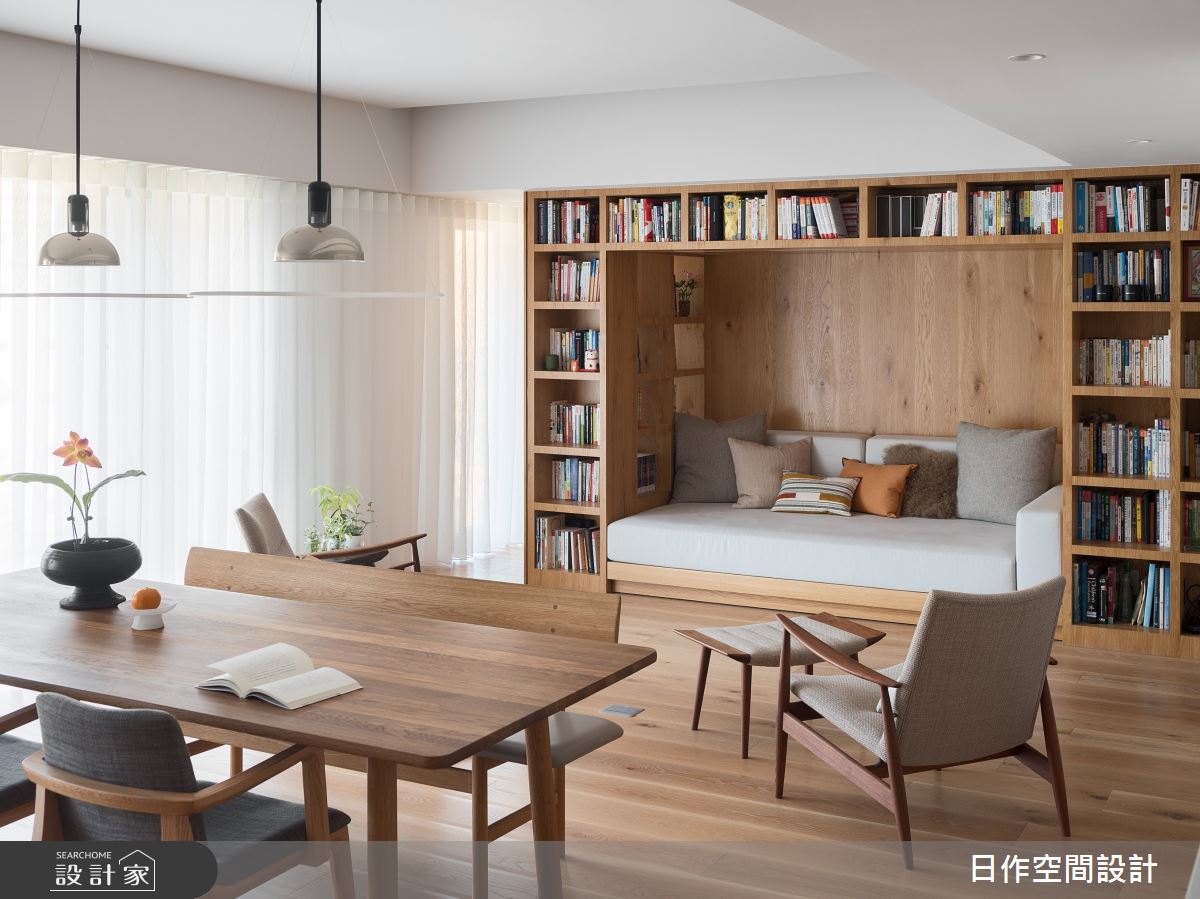 40坪新成屋(5年以下)＿日式無印風客廳餐廳案例圖片＿日作空間設計有限公司＿日作_56之16
