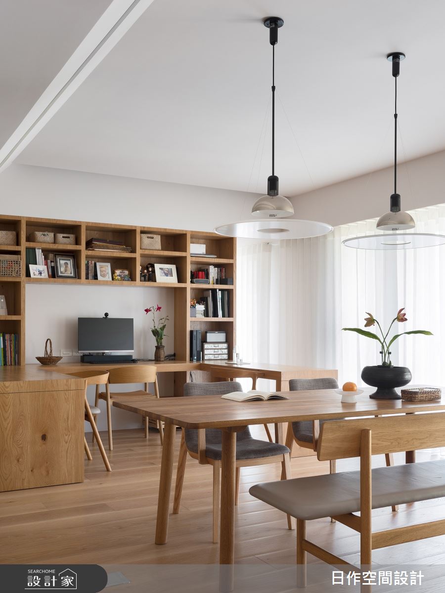 40坪新成屋(5年以下)＿日式無印風餐廳書房案例圖片＿日作空間設計有限公司＿日作_56之18