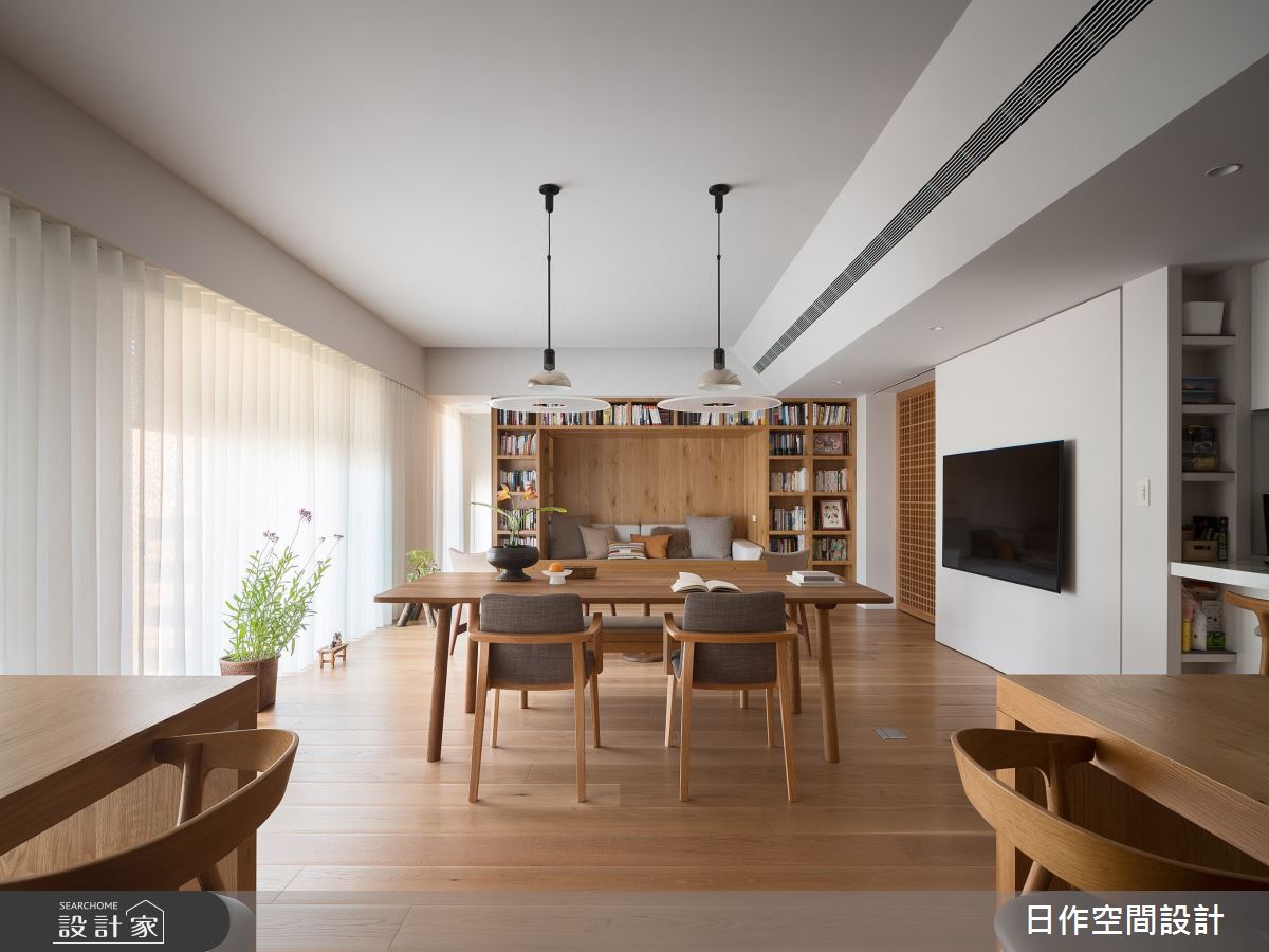 40坪新成屋(5年以下)＿日式無印風客廳餐廳案例圖片＿日作空間設計有限公司＿日作_56之20