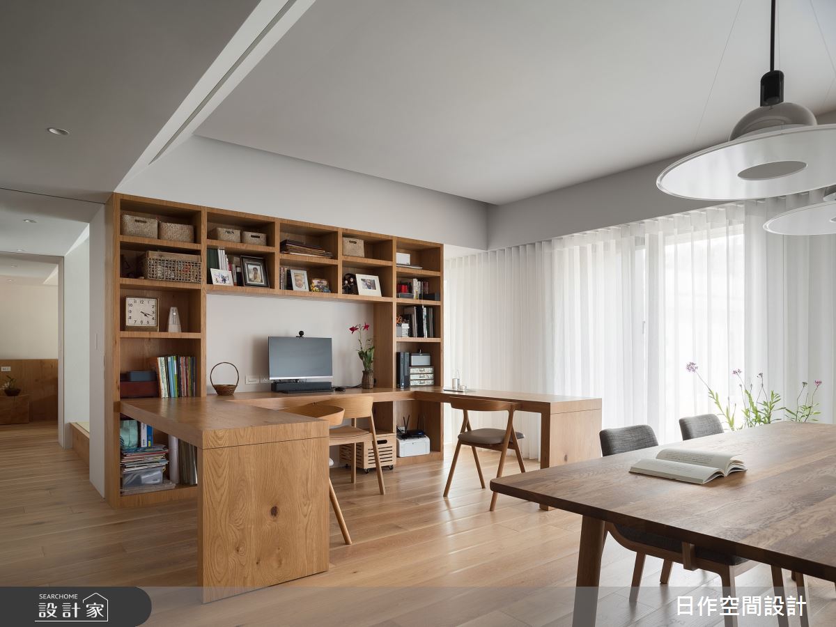 40坪新成屋(5年以下)＿日式無印風餐廳書房案例圖片＿日作空間設計有限公司＿日作_56之22