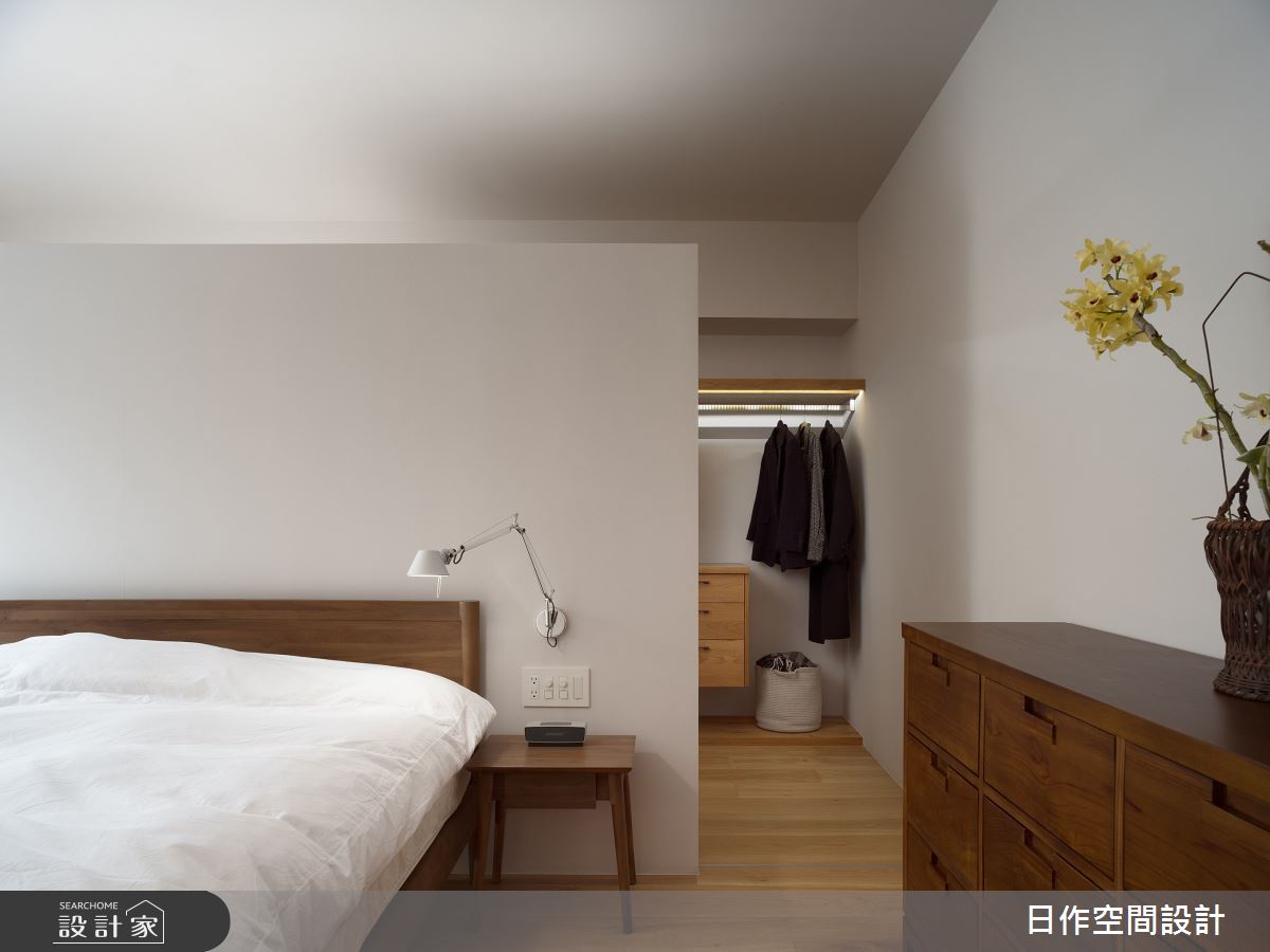 40坪新成屋(5年以下)＿日式無印風臥室案例圖片＿日作空間設計有限公司＿日作_56之35