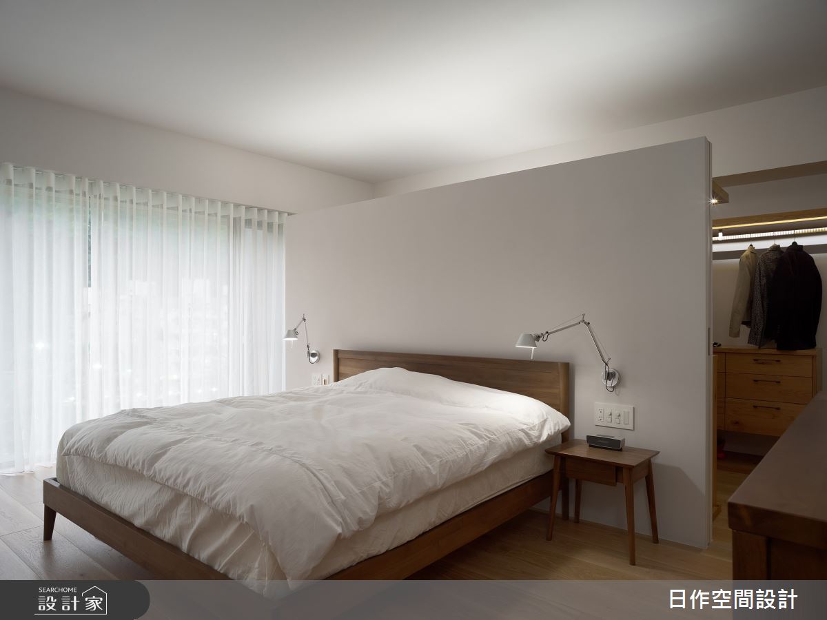 40坪新成屋(5年以下)＿日式無印風臥室案例圖片＿日作空間設計有限公司＿日作_56之36