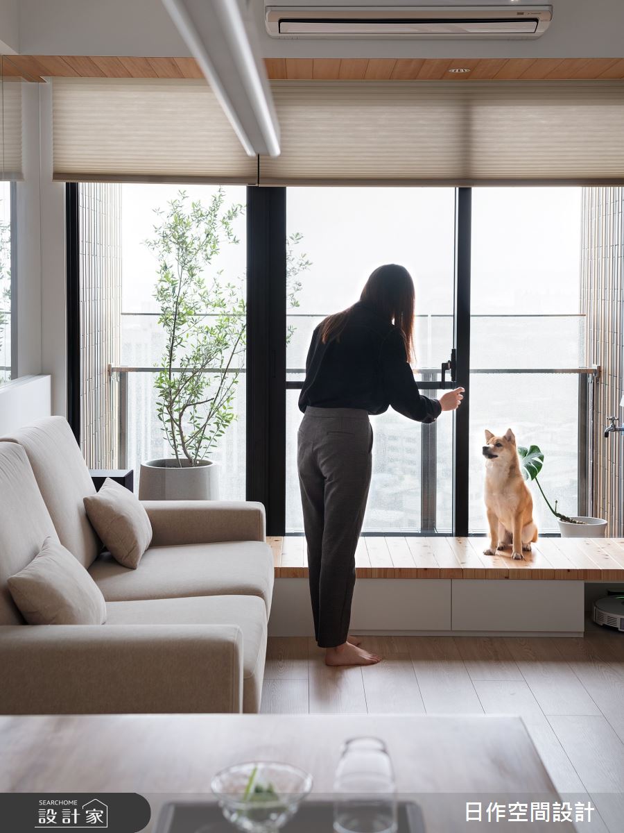 27坪預售屋＿日式無印風客廳案例圖片＿日作空間設計有限公司＿日作_57之11