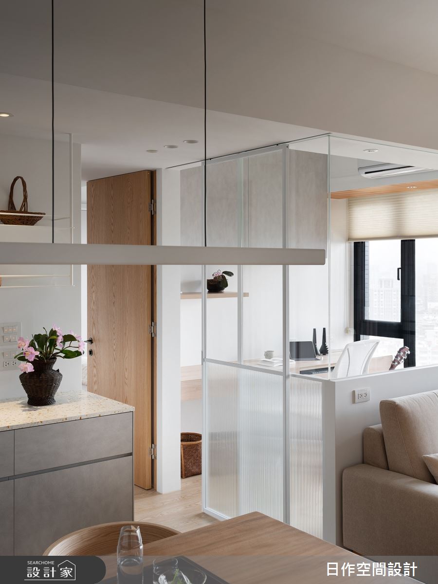 27坪預售屋＿日式無印風客廳餐廳書房案例圖片＿日作空間設計有限公司＿日作_57之17