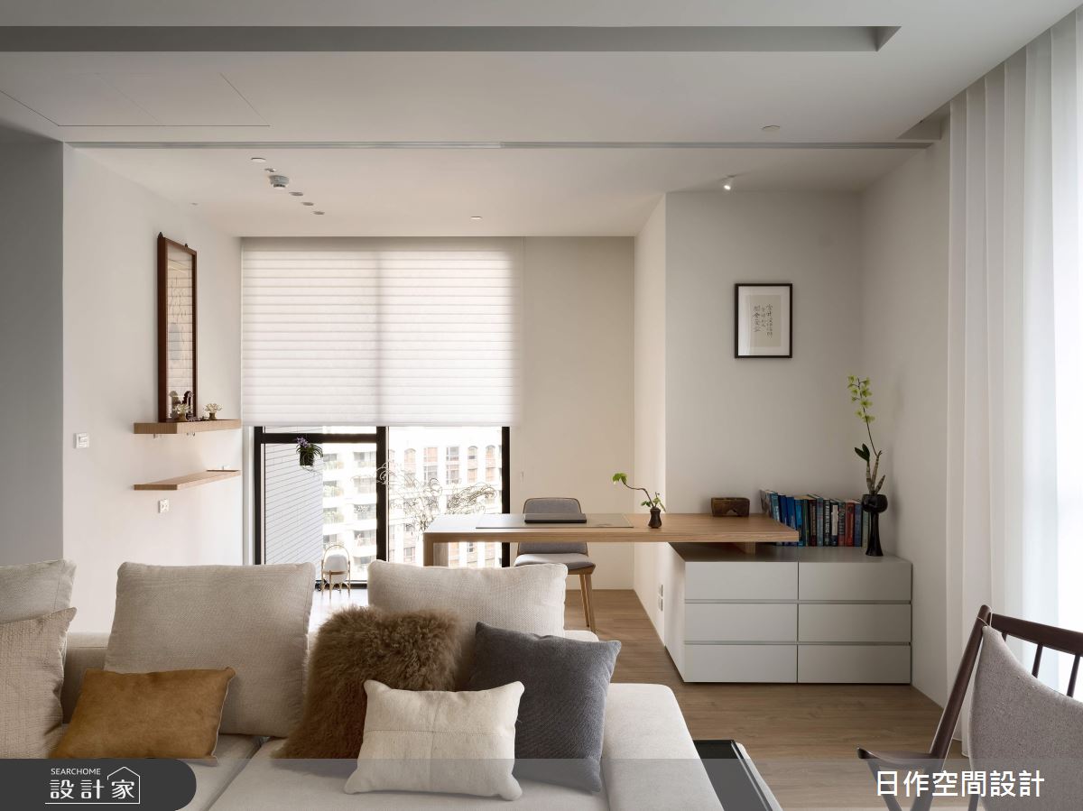 30坪新成屋(5年以下)＿日式無印風客廳書房案例圖片＿日作空間設計有限公司＿日作_58之18