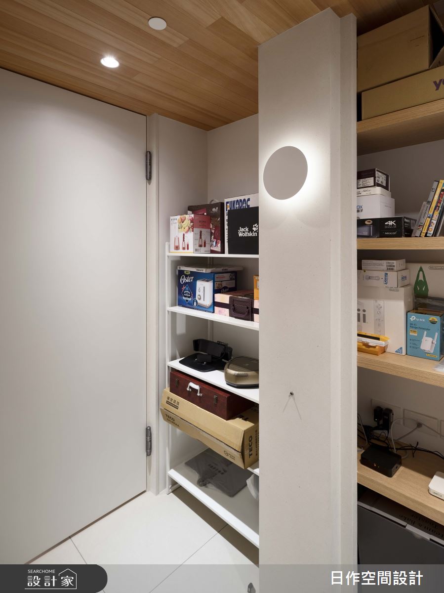 30坪新成屋(5年以下)＿日式無印風儲藏室案例圖片＿日作空間設計有限公司＿日作_58之27