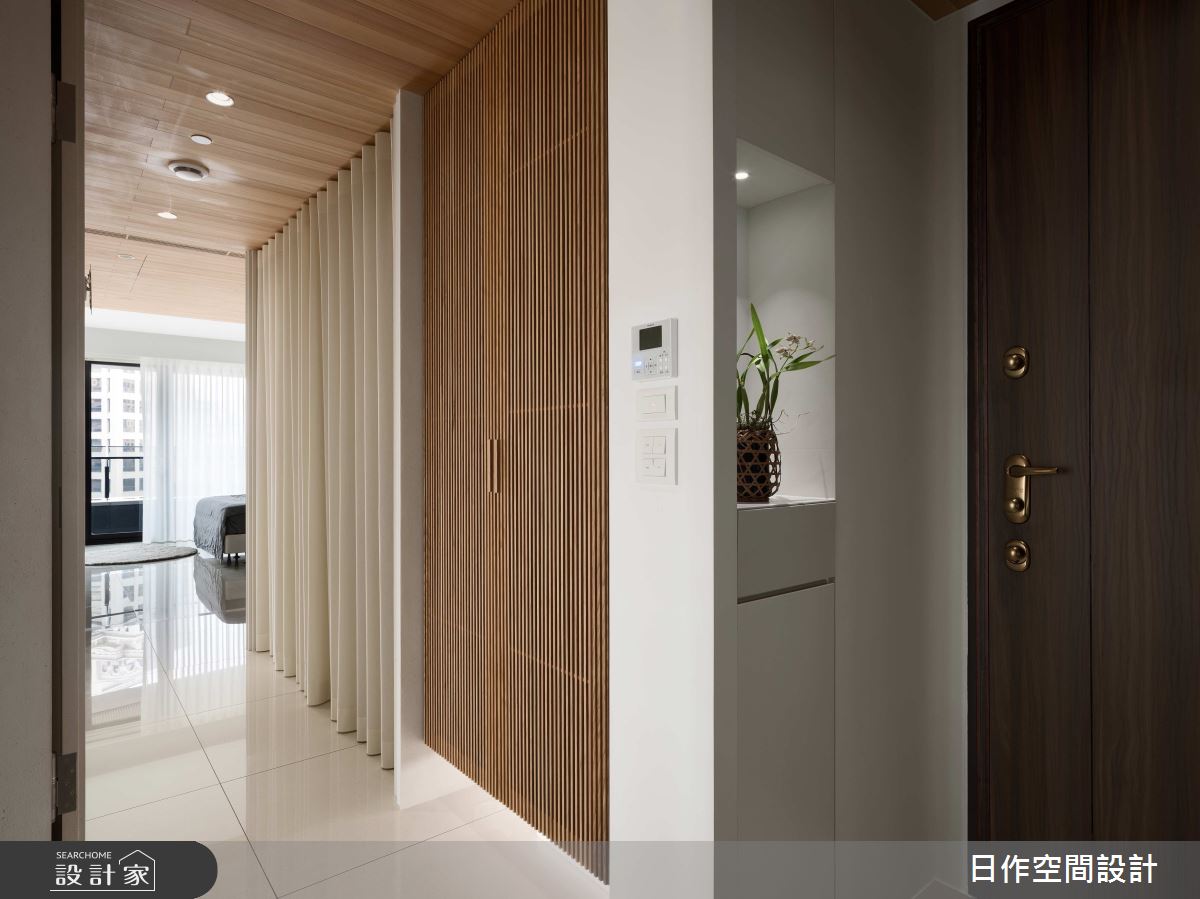 30坪新成屋(5年以下)＿日式無印風玄關走廊案例圖片＿日作空間設計有限公司＿日作_58之29