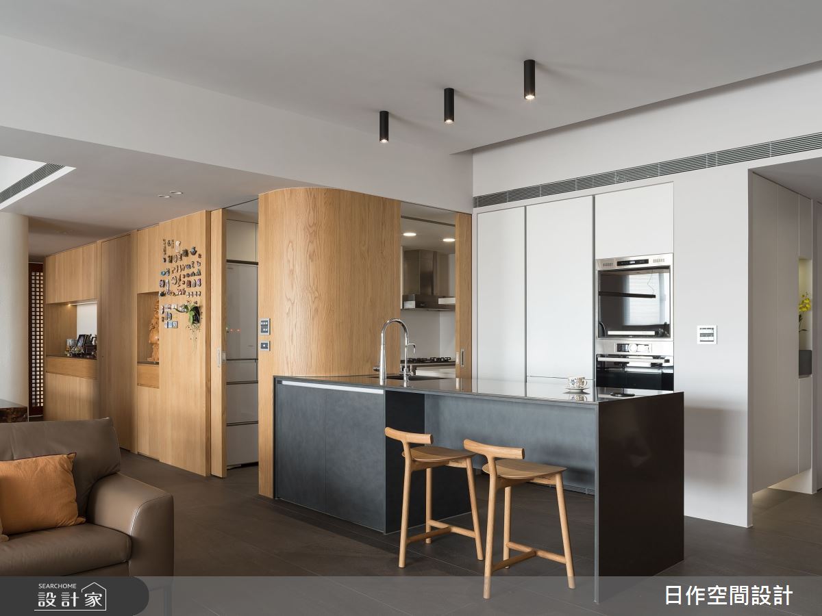 40坪毛胚屋＿新中式風客廳中島案例圖片＿日作空間設計有限公司＿日作_59之10