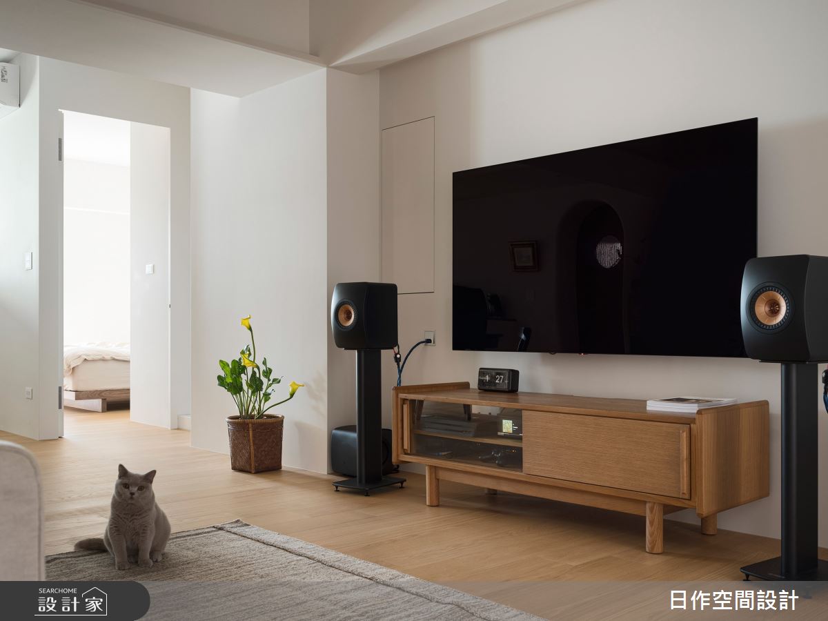 23坪中古屋(5~15年)＿日式無印風客廳案例圖片＿日作空間設計有限公司＿日作_61之4