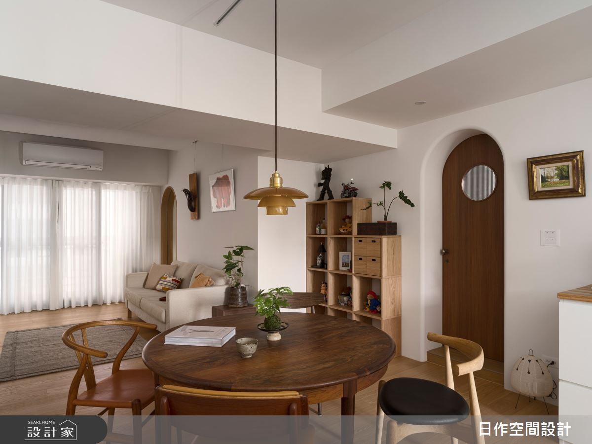 23坪中古屋(5~15年)＿日式無印風客廳餐廳案例圖片＿日作空間設計有限公司＿日作_61之10