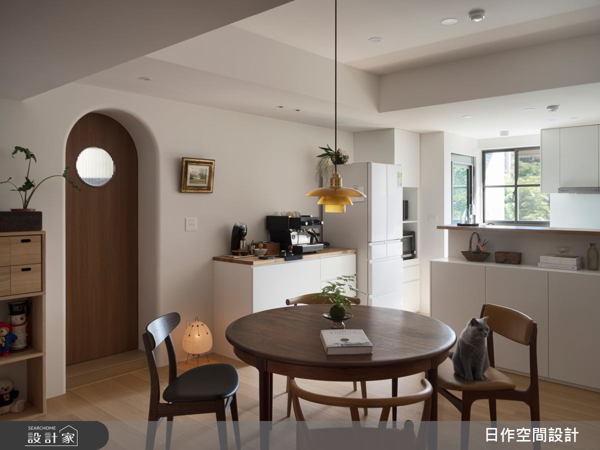 23坪中古屋(5~15年)＿日式無印風餐廳中島案例圖片＿日作空間設計有限公司＿日作_61之17