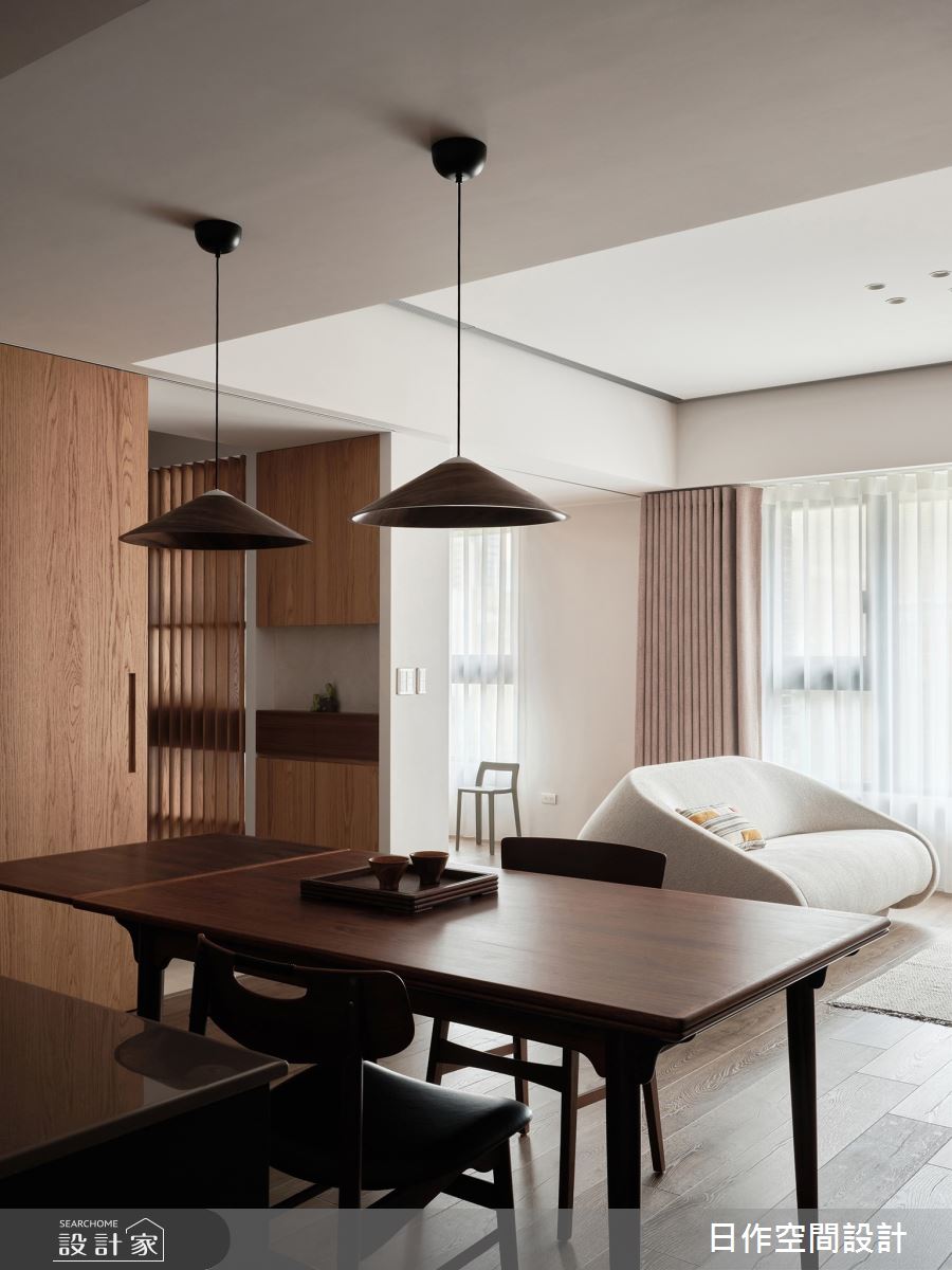 27坪新成屋(5年以下)＿日式無印風客廳餐廳案例圖片＿日作空間設計有限公司＿日作_63之6