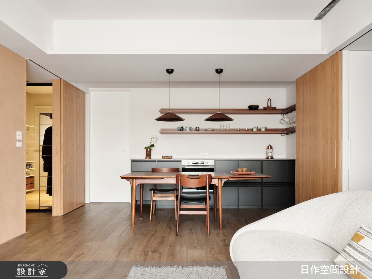 27坪新成屋(5年以下)＿日式無印風客廳餐廳案例圖片＿日作空間設計有限公司＿日作_63之21