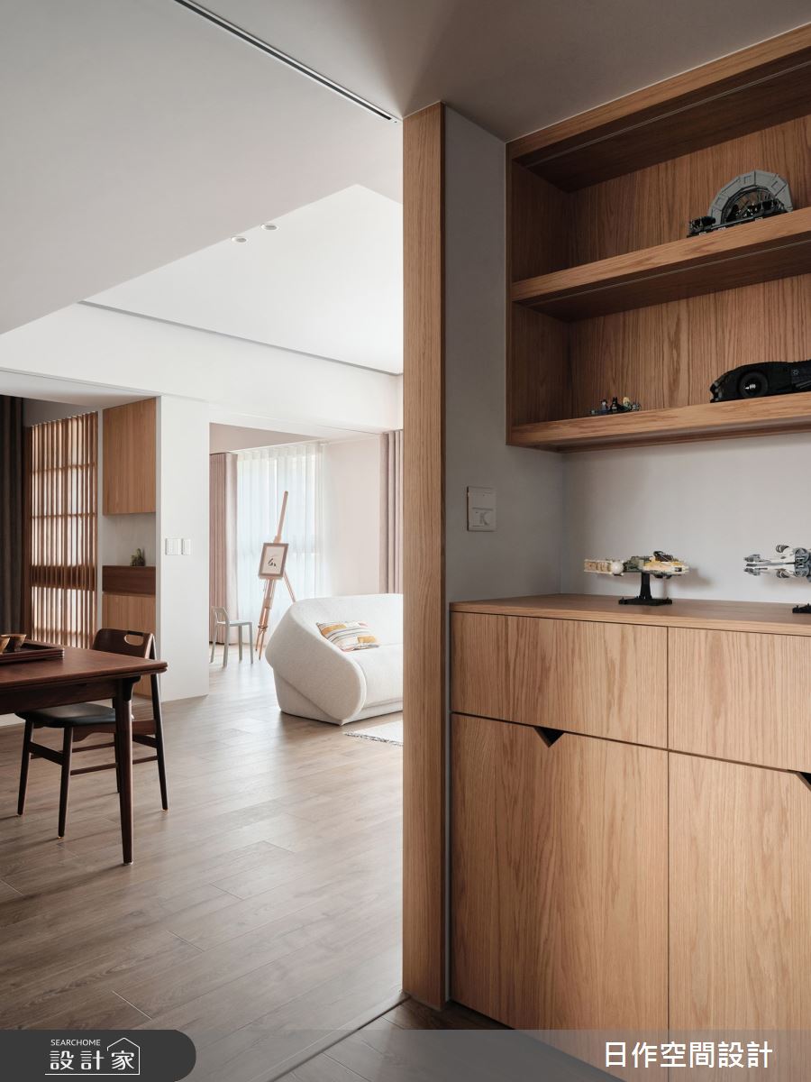 27坪新成屋(5年以下)＿日式無印風書房走廊多功能室案例圖片＿日作空間設計有限公司＿日作_63之25