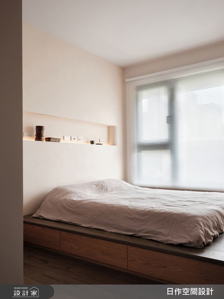 27坪新成屋(5年以下)＿日式無印風臥室案例圖片＿日作空間設計有限公司＿日作_63之32