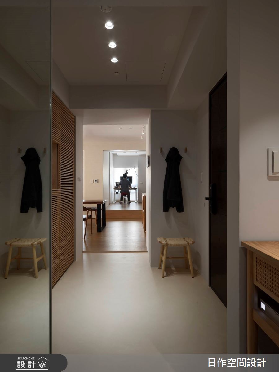 30坪新成屋(5年以下)＿日式北歐風玄關案例圖片＿日作空間設計有限公司＿日作_64之3