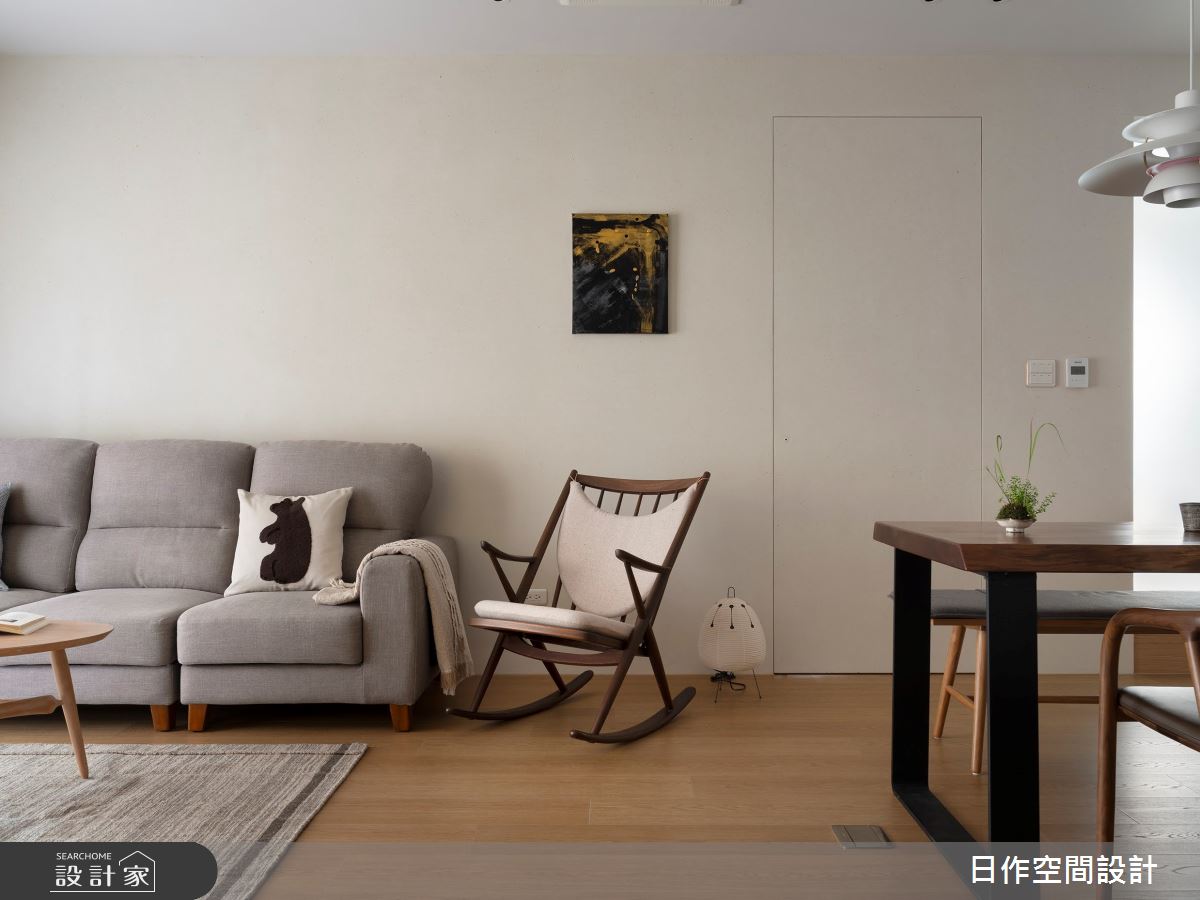 30坪新成屋(5年以下)＿日式北歐風客廳餐廳案例圖片＿日作空間設計有限公司＿日作_64之21