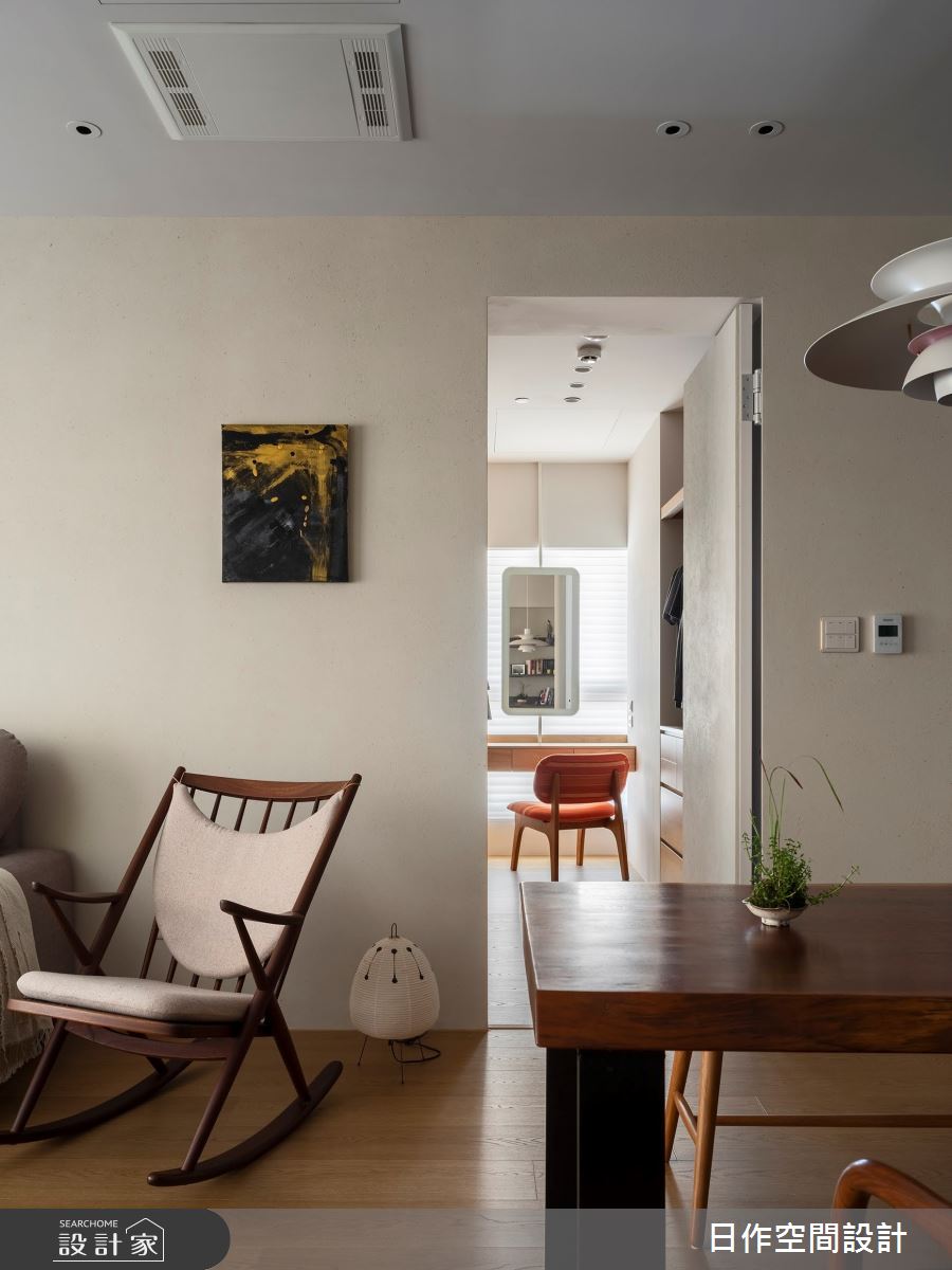 30坪新成屋(5年以下)＿日式北歐風客廳餐廳更衣間案例圖片＿日作空間設計有限公司＿日作_64之23