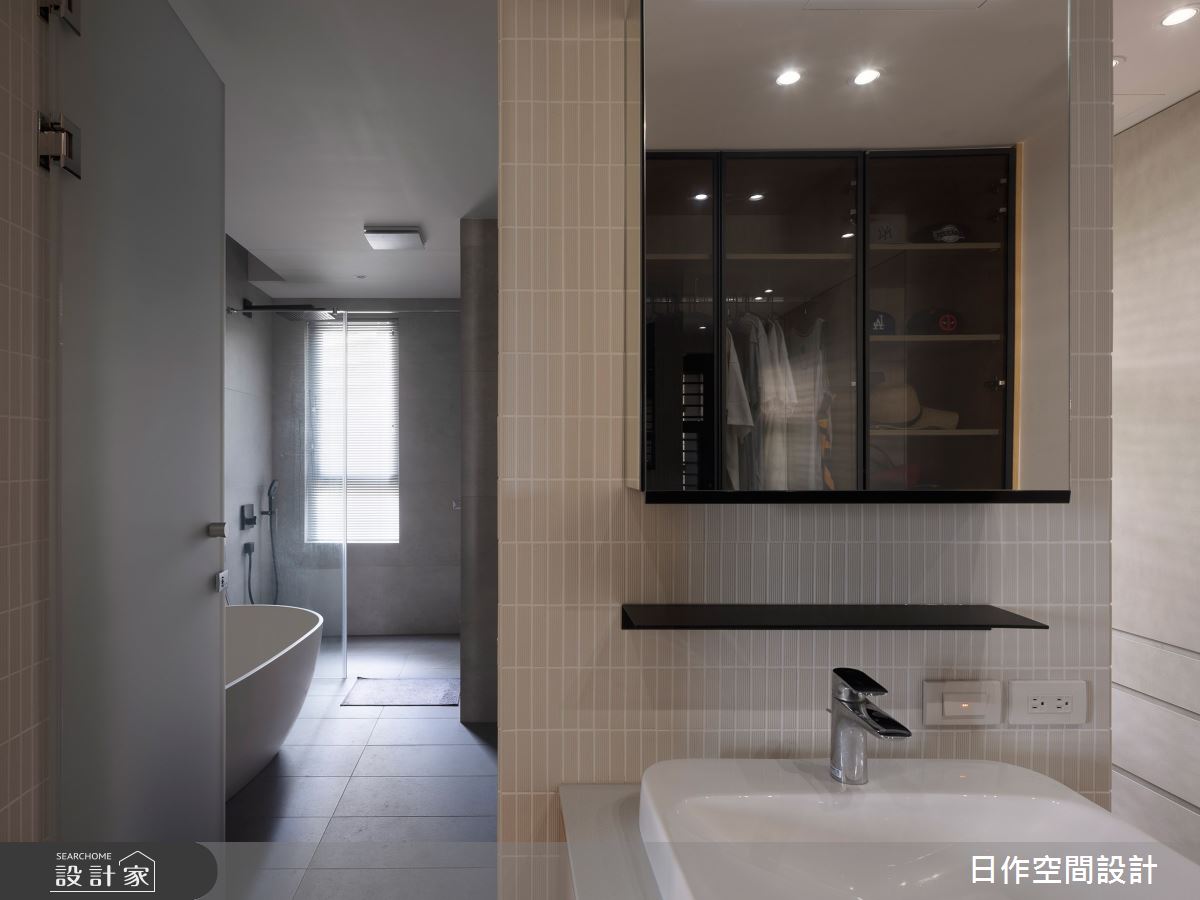 40坪毛胚屋＿美式風更衣間浴室案例圖片＿日作空間設計有限公司＿日作_65之25