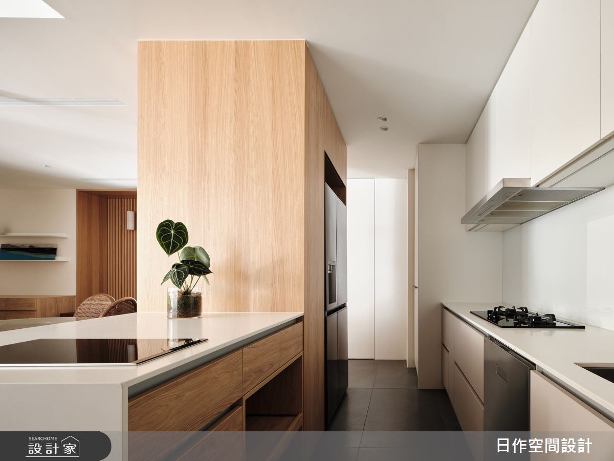 40坪＿人文禪風廚房中島案例圖片＿日作空間設計有限公司＿日作_66之11
